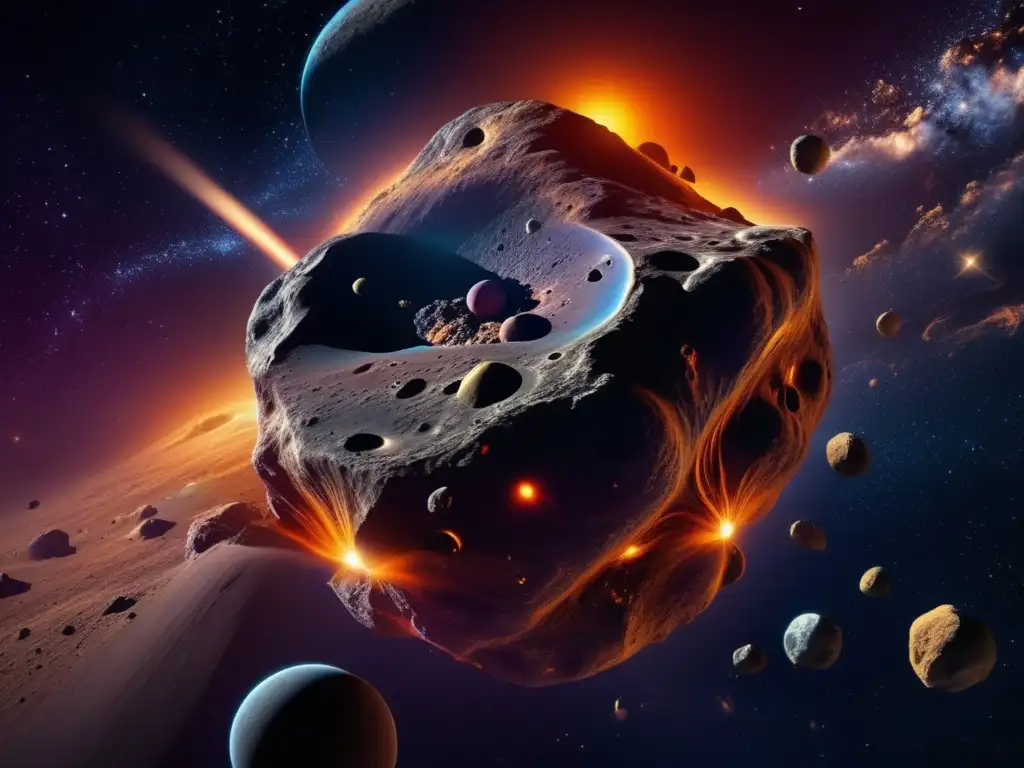Explorando el misterio del evento de Tunguska: imagen 8k detallada muestra impacto de asteroides en sistema solar