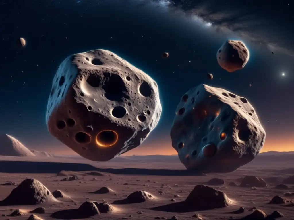 Misterios de los dúos de asteroides en una increíble imagen 8k muestra su danza gravitacional en el espacio