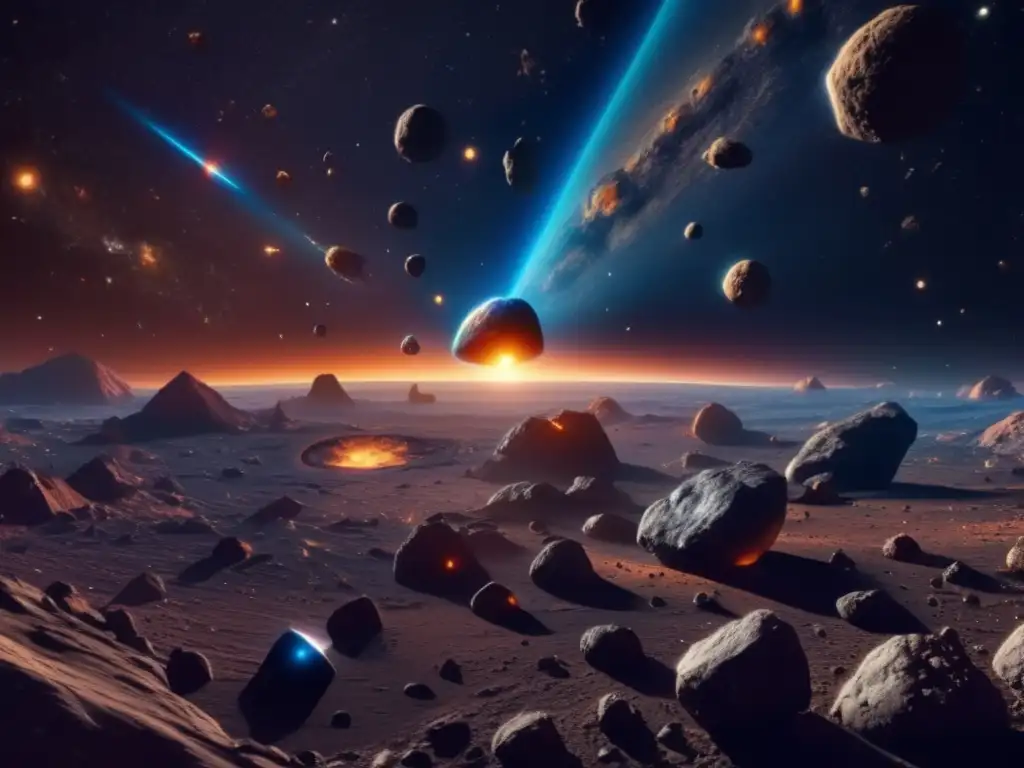 Descifrando misterios planetas extinguidos: Impactante imagen 8k revela el fascinante mundo de los asteroides