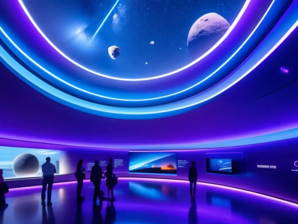 Descubre museos cósmicos fascinantes en un edificio futurista con exhibiciones interactivas sobre el espacio