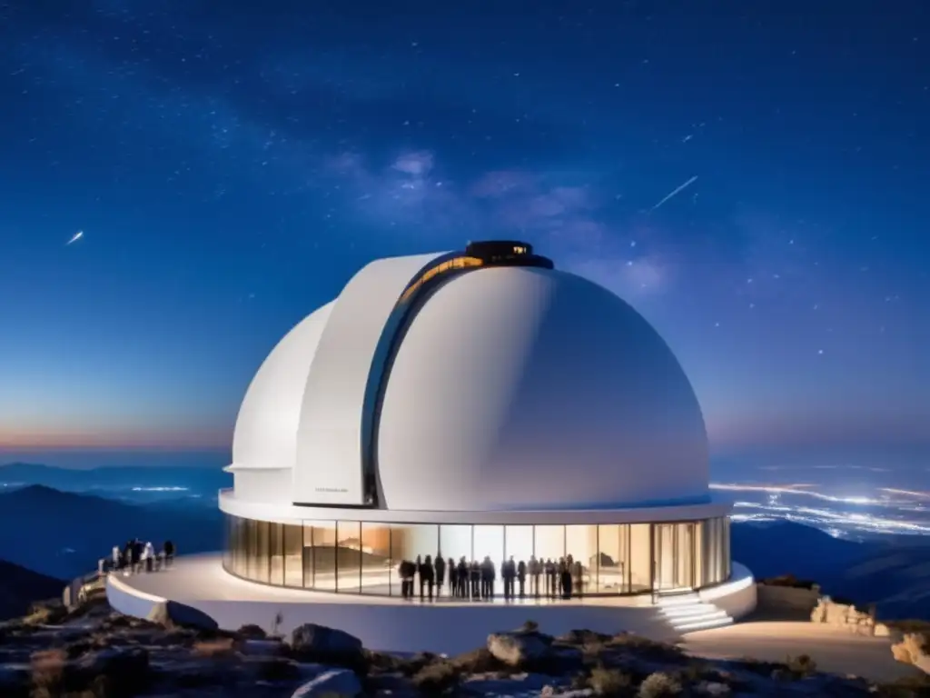 Observatorio en la cima de montaña, científicos predicen trayectorias asteroides (110 caracteres)