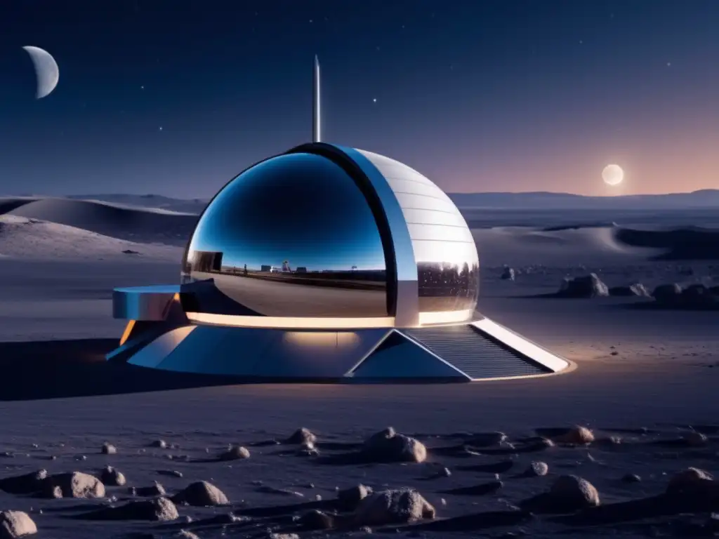 Observatorio lunar futurista: innovación en legislación espacial para prevenir impacto de asteroides