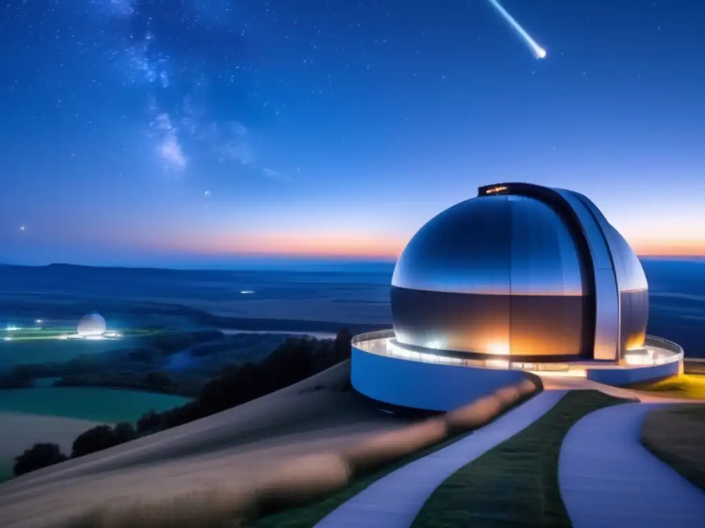 Observatorio estelar: belleza y vigilancia Observatorio moderno y estrellas: Detección de asteroides con telescopios