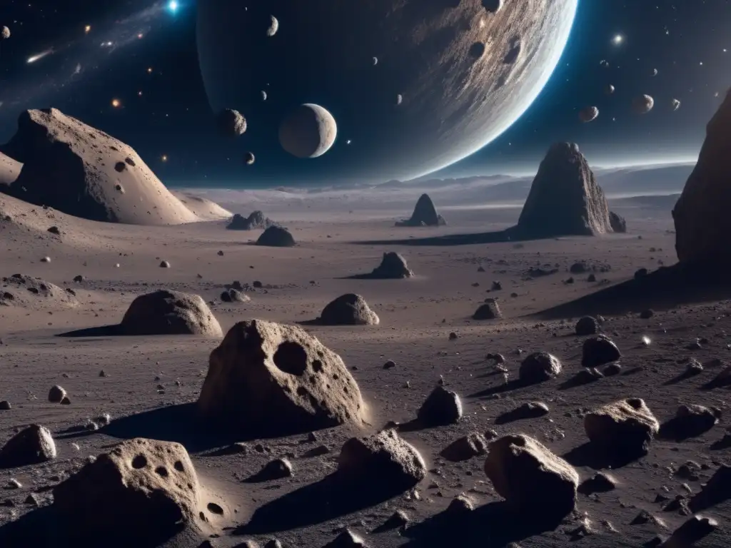 Órbitas de asteroides errantes en un vasto espacio ultradetallado, con colisiones inminentes y una estética futurista vibrante