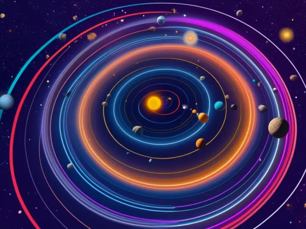 Órbitas asteroides sistema solar: Belleza y complejidad de las trayectorias celestiales