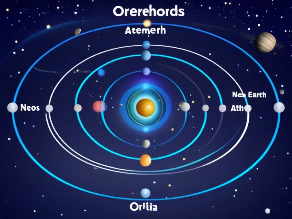Orbitas NEOs alrededor de la Tierra: Aten, Apollo, Amor, Atira