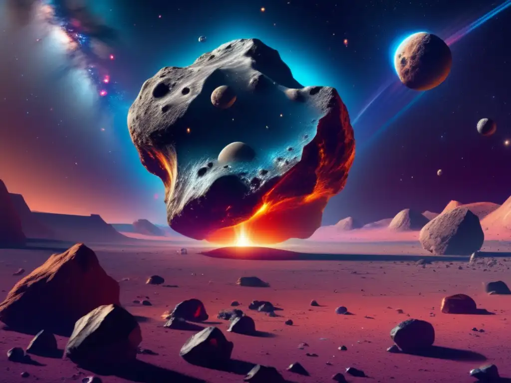 Origen de asteroides metálicos en misterioso escenario espacial