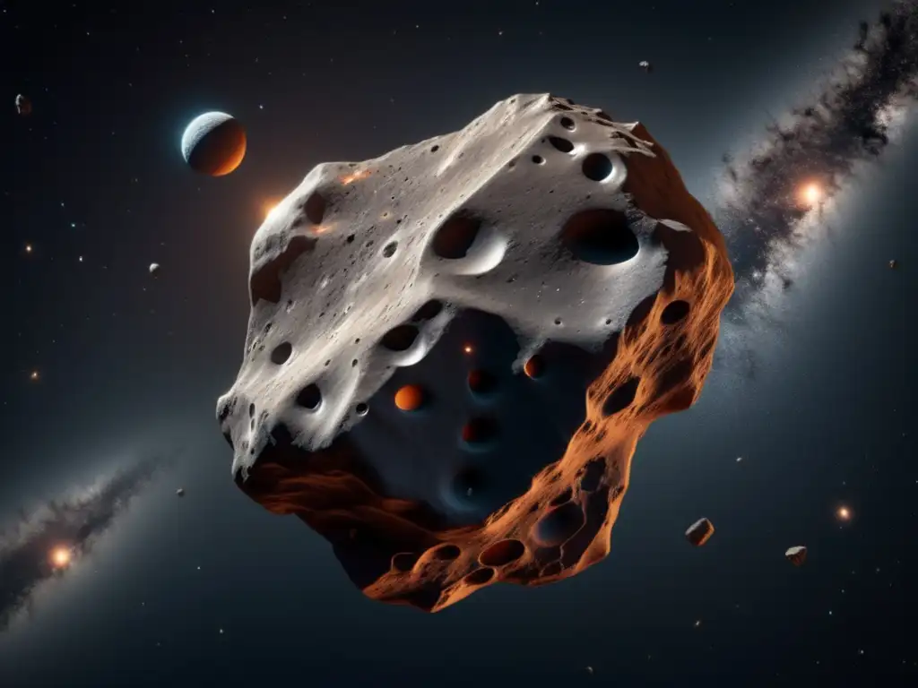 Asteroida S: Composición y origen en imagen 8k
