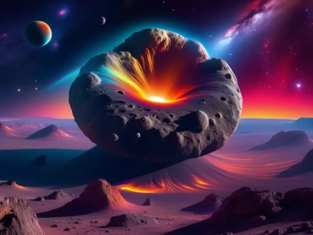 Paisaje cósmico con asteroides: enseñanzas sobre incertidumbre y destino