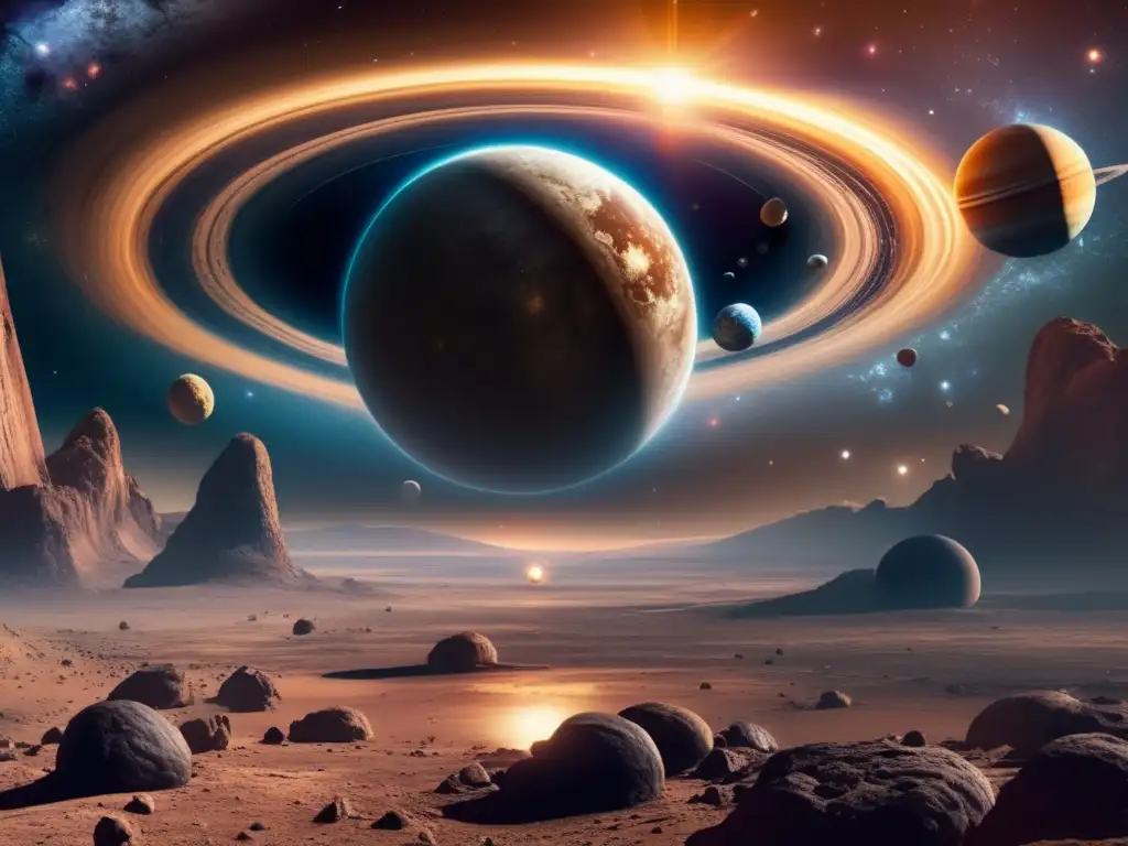 Paisaje cósmico: nacimiento sistema solar - Vida, asteroides, astrobiología