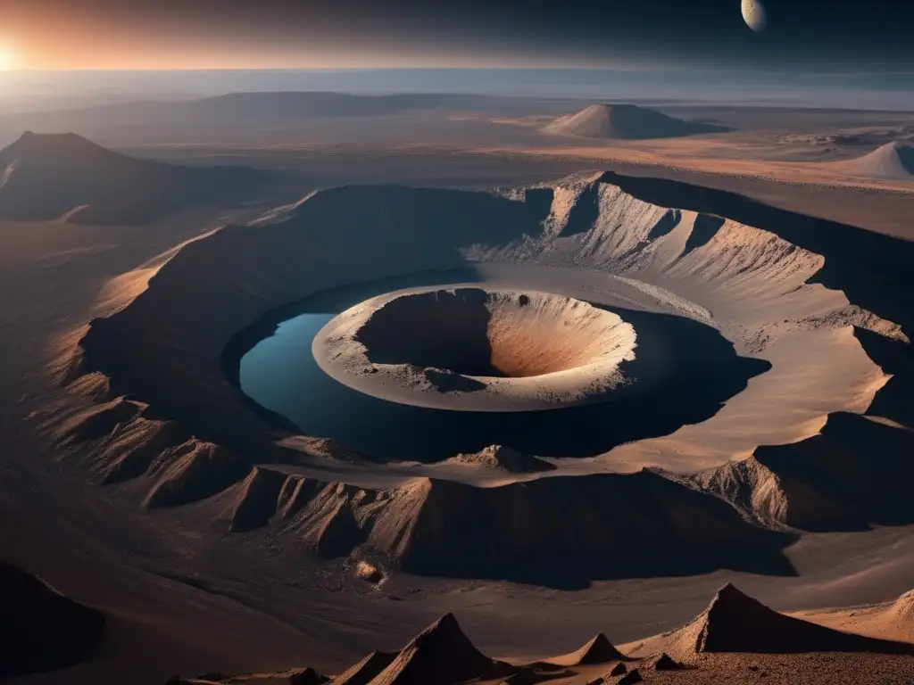 Paisaje lunar de cráteres: influencia en cultura y mitología