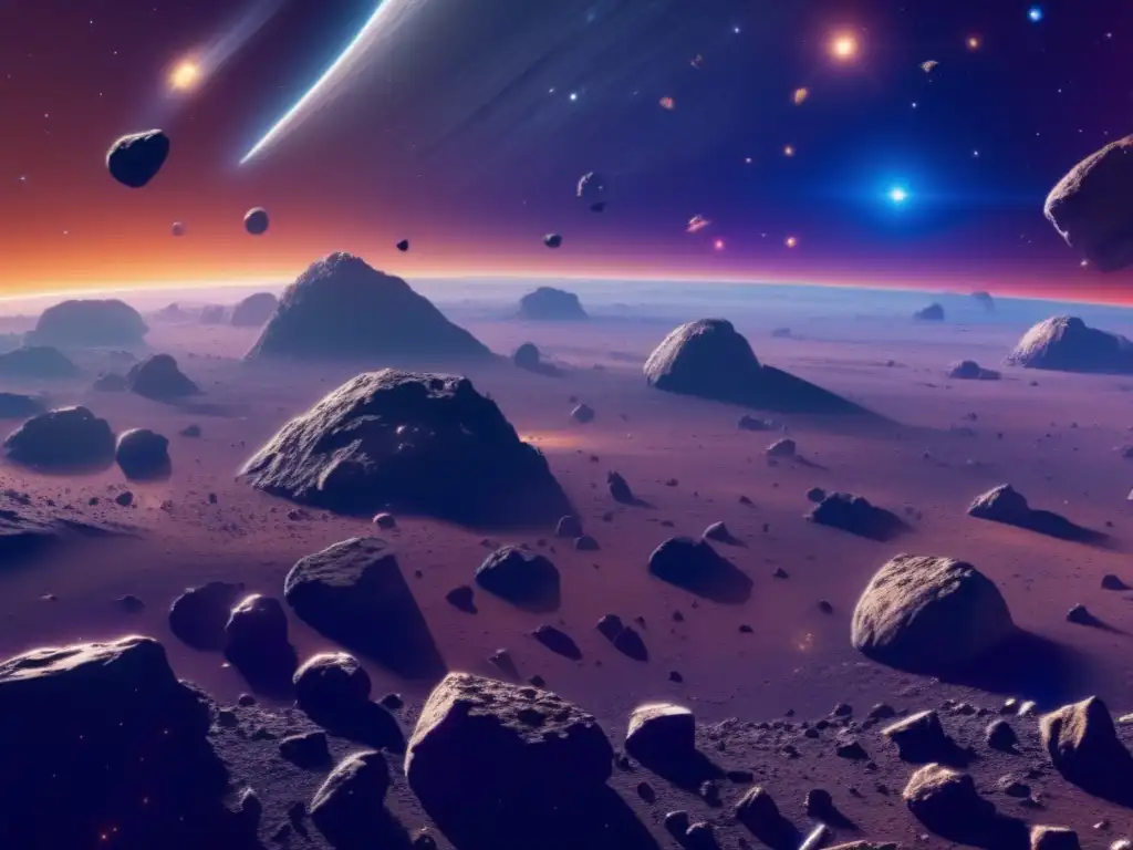 Panorama asteroidal en el espacio: beneficios equidad asteroides