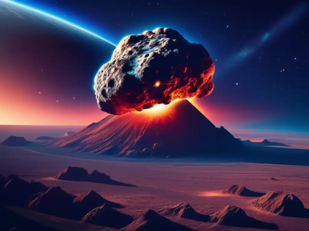 Película: Asteroide amenazante hacia la Tierra