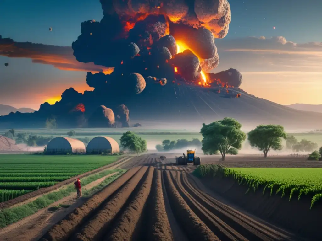 Planes de contingencia asteroide: Impacto devastador en áreas agrícolas y ganaderas