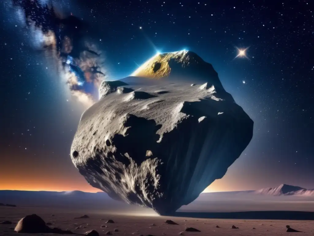 Potencial minero de asteroides metálicos en el espacio-
