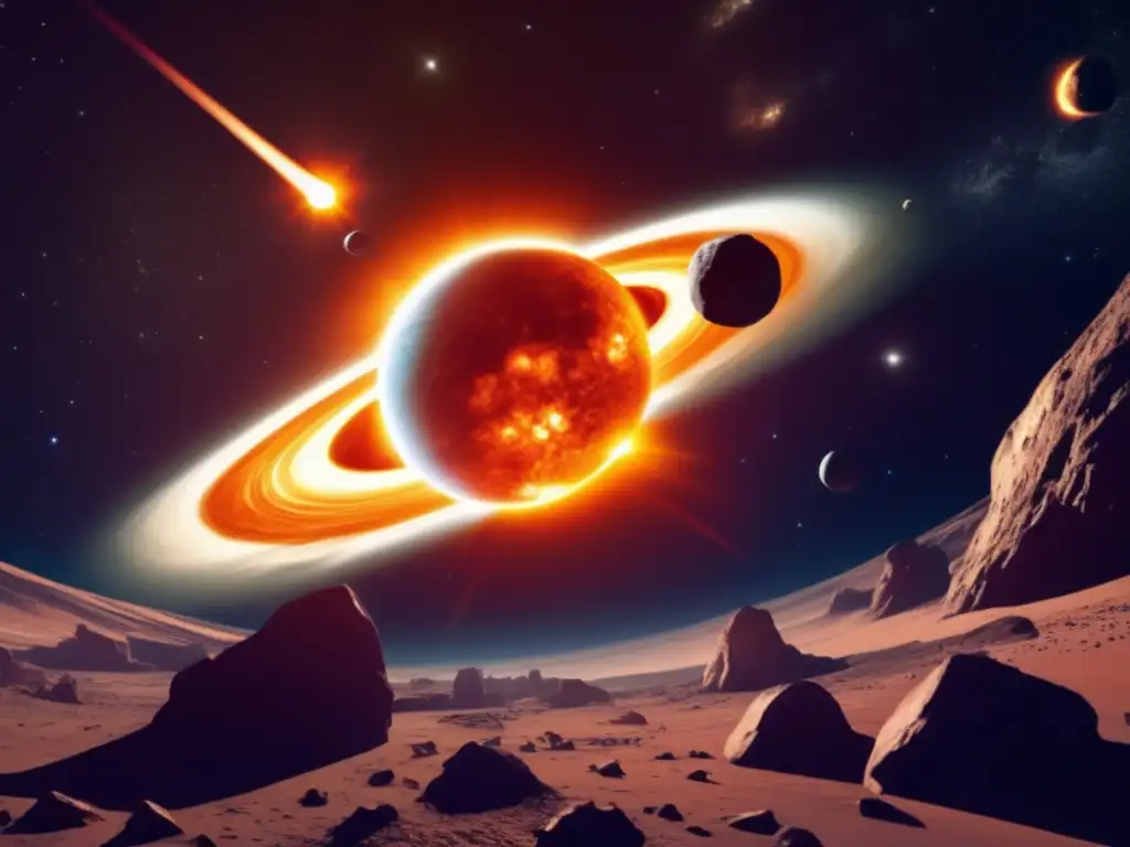 Radiación solar altera trayectorias asteroides