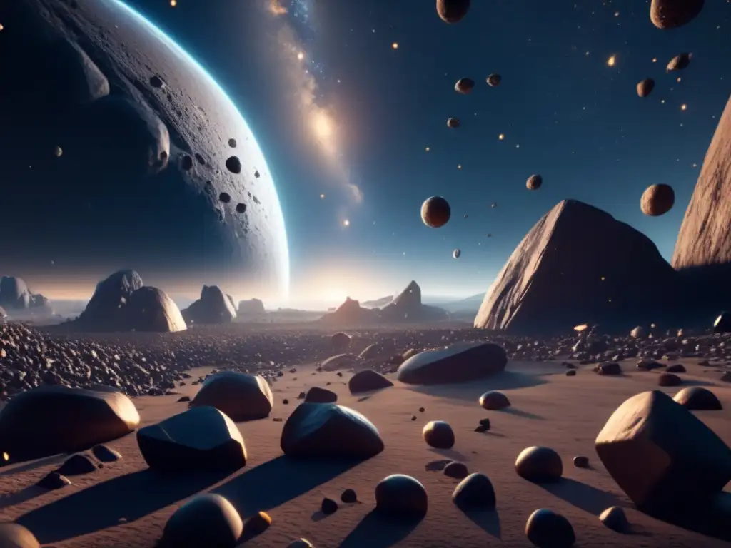 Realidad Virtual y Asteroides: Divulgación Científica en impresionante imagen 8k ultra detallada