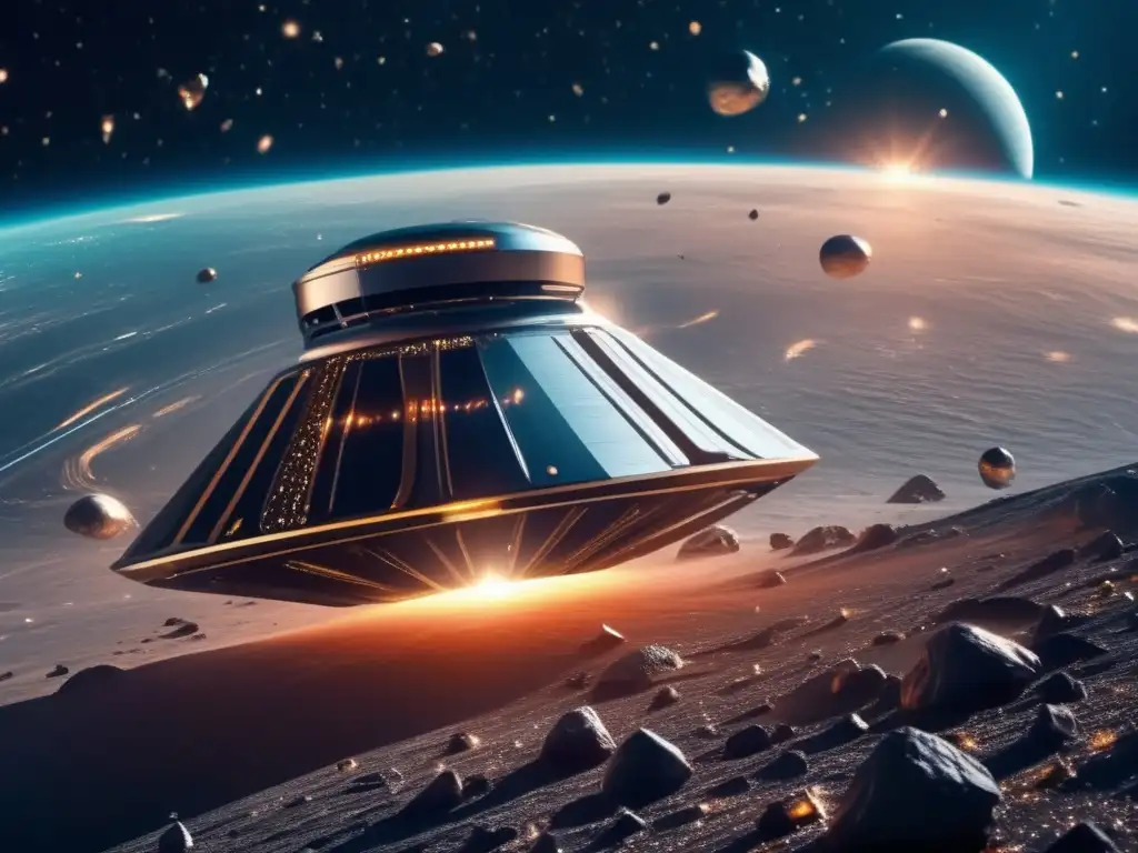 Reciclaje espacial: materiales asteroides revolucionan industria (110 caracteres)