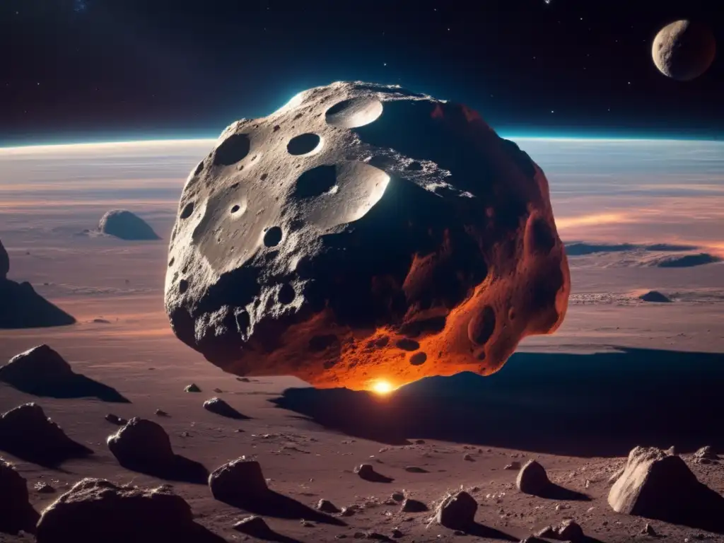 Recursos asteroides extracción infraestructura espacial