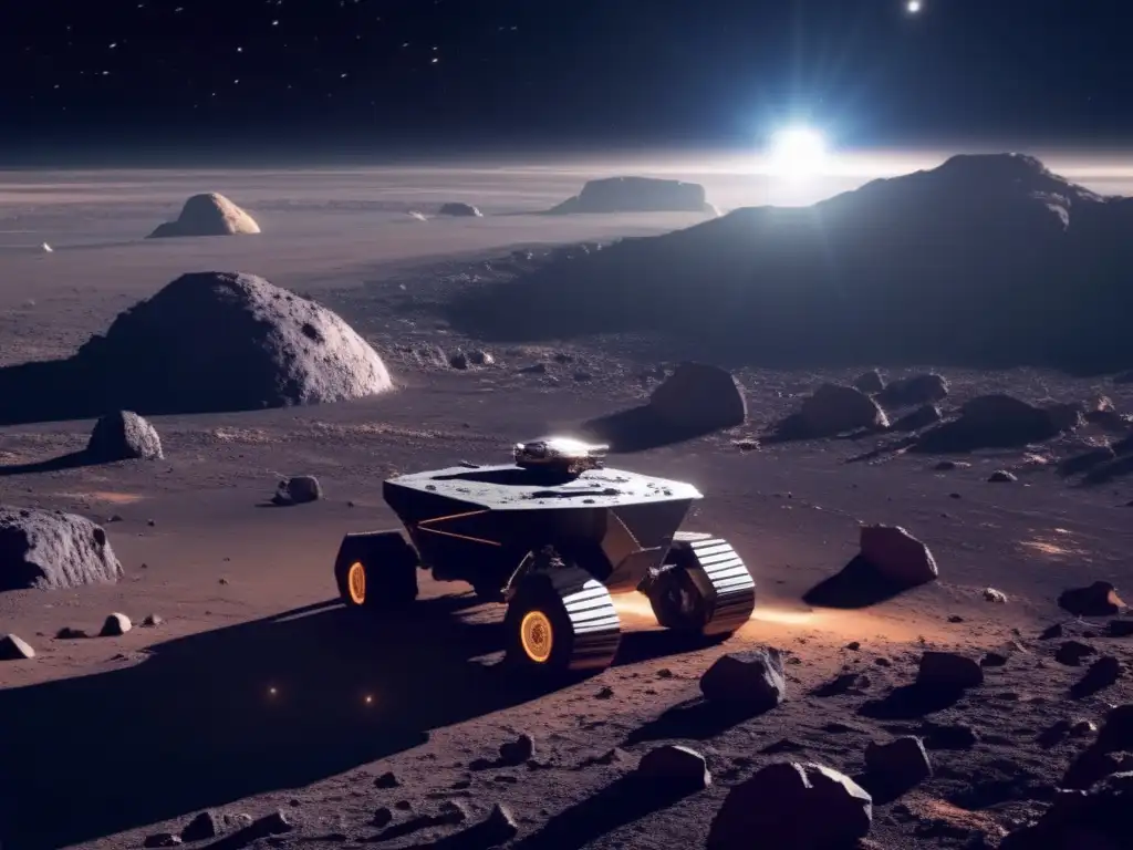 Exploración y extracción de recursos en asteroides con robótica e IA