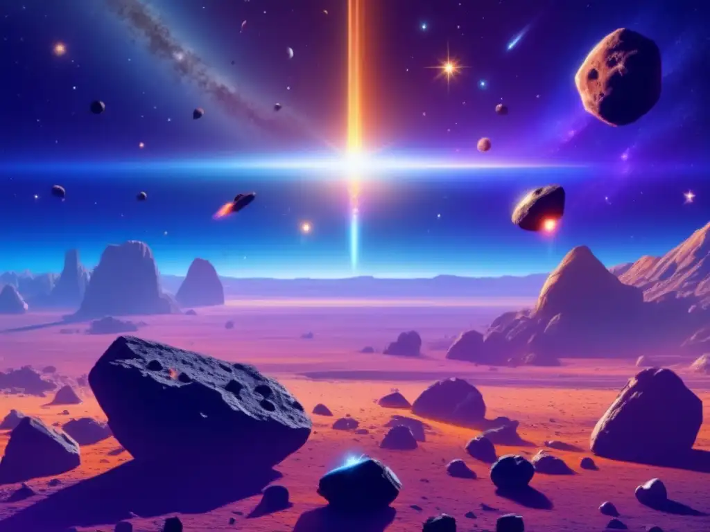 Recursos de asteroides en el siglo XXI: nave espacial minera y competencia interplanetaria
