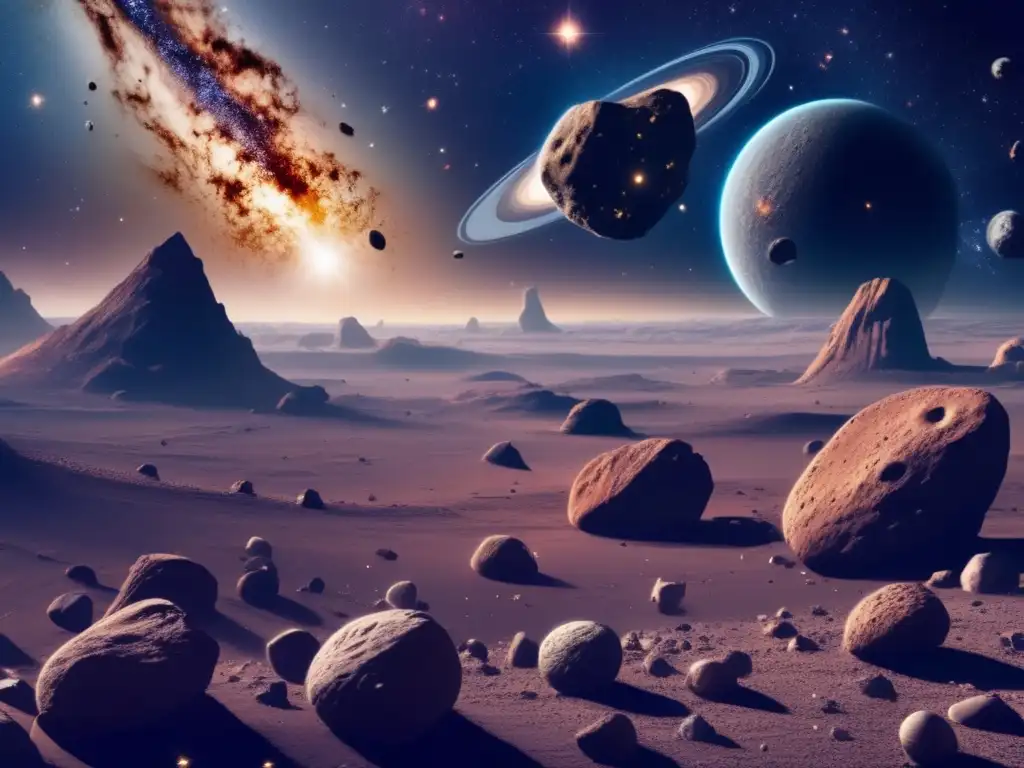Composición química y relevancia de asteroides en el cosmos