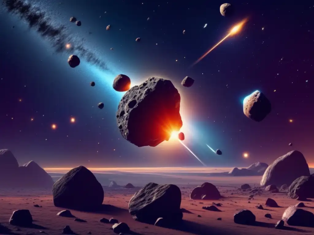 Resonancias que expulsan asteroides en el espacio