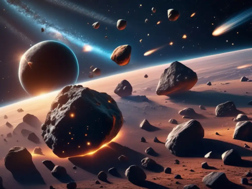 Resonancias que expulsan asteroides en espacio cósmico