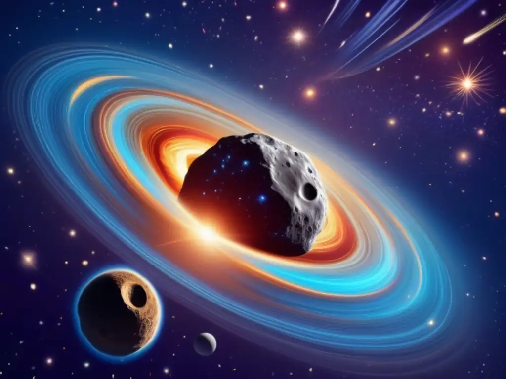 Resonancias en impacto de asteroides: noche estrellada, asteroides y ondas gravitacionales