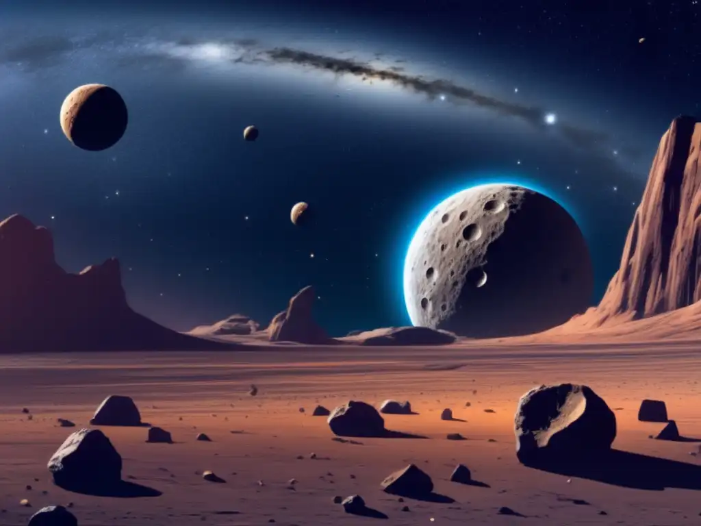 Riesgos de asteroides Centauros: evaluación en vasto y misterioso escenario espacial con asteroides y galaxias