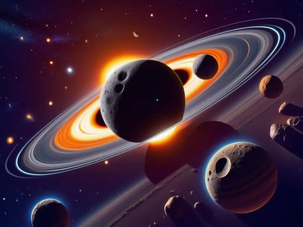 Descubriendo secretos asteroides troyanos: órbita 8k, colores vibrantes, presencia de Júpiter