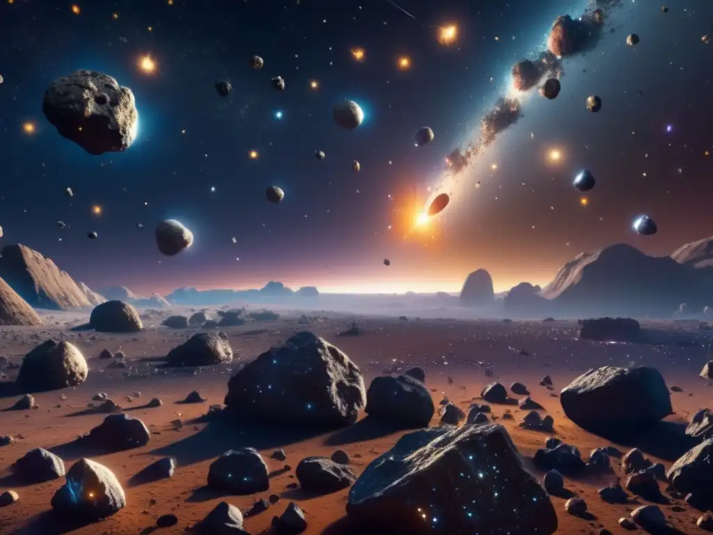 Composición y secretos ocultos de los asteroides en un asombroso 8k