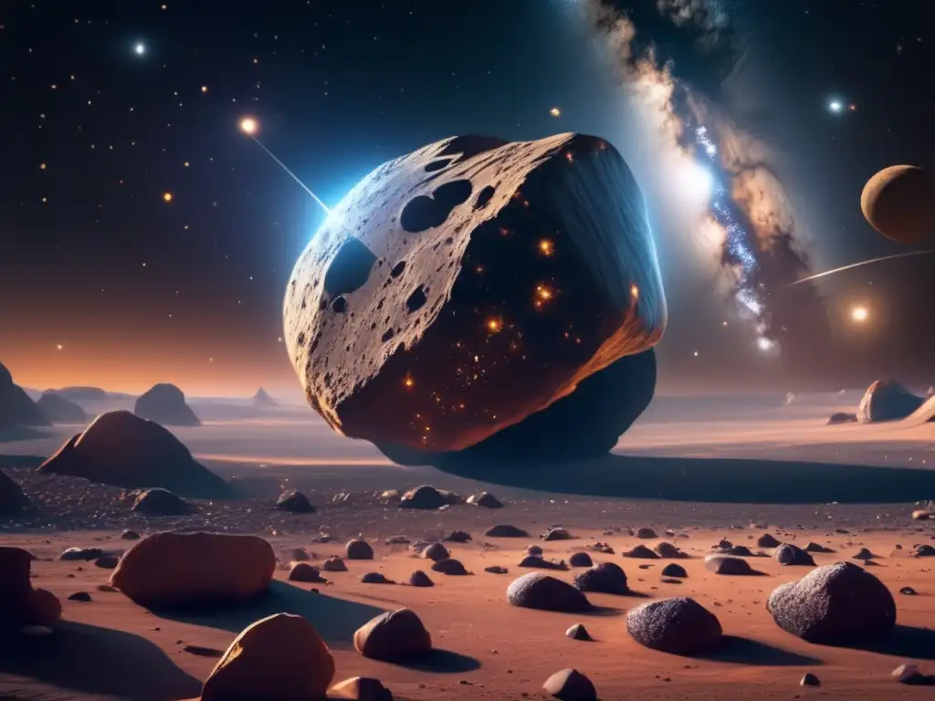 Composición y secretos ocultos de los asteroides en el espacio