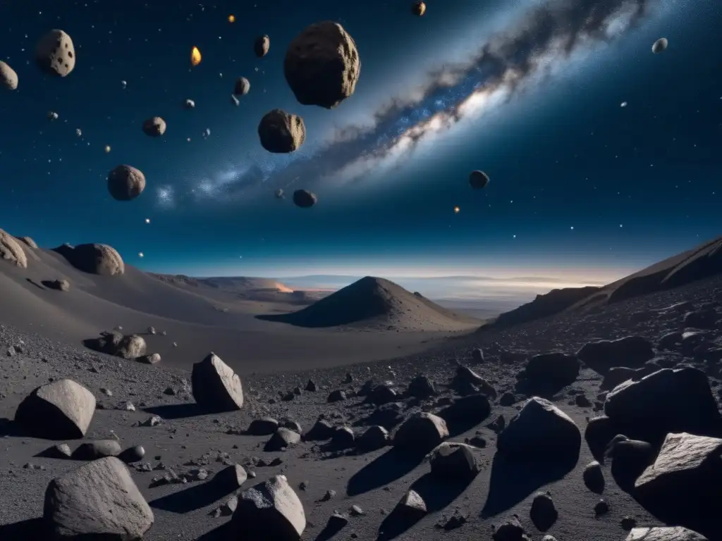 Significado asteroides basálticos en el universo