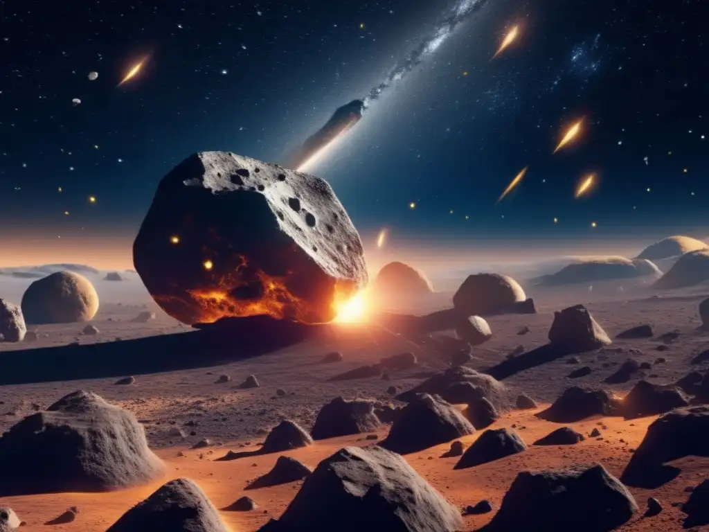 Simulación colisiones asteroides irregulares: caos y movimiento en el espacio