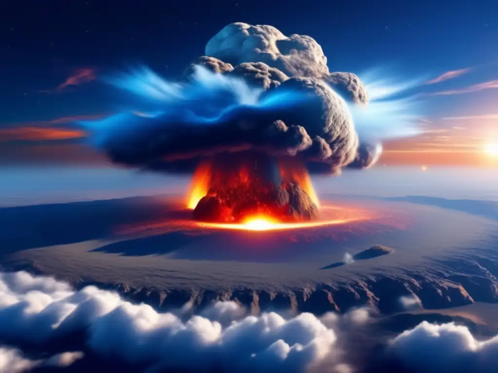 Simulación impacto asteroides en Tierra: poder y destrucción de colisión