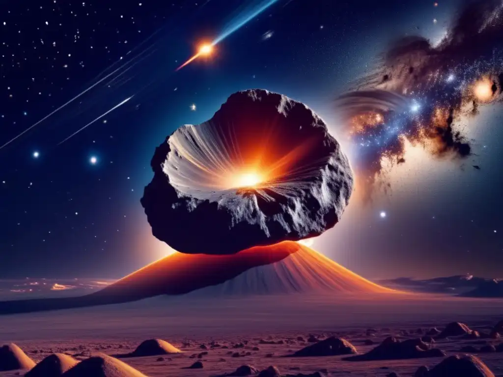 Simulaciones de gravedad: asteroides y trayectoria