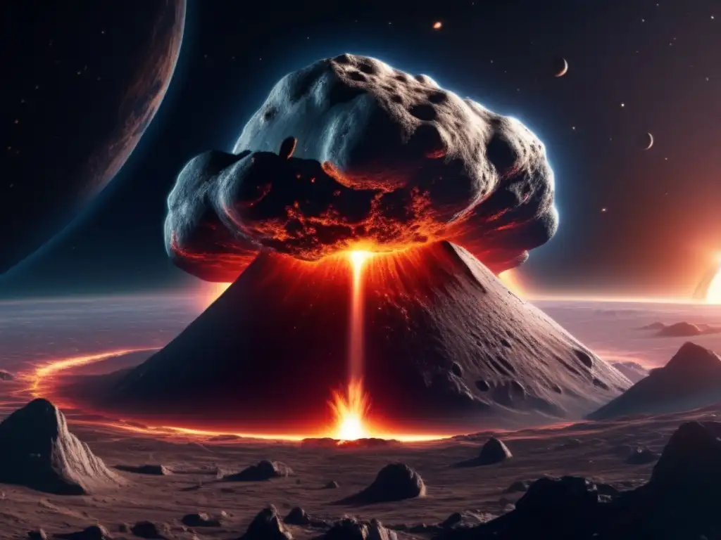 Supervivencia humana: Asteroid impacto devastador en la Tierra, con refugios cósmicos