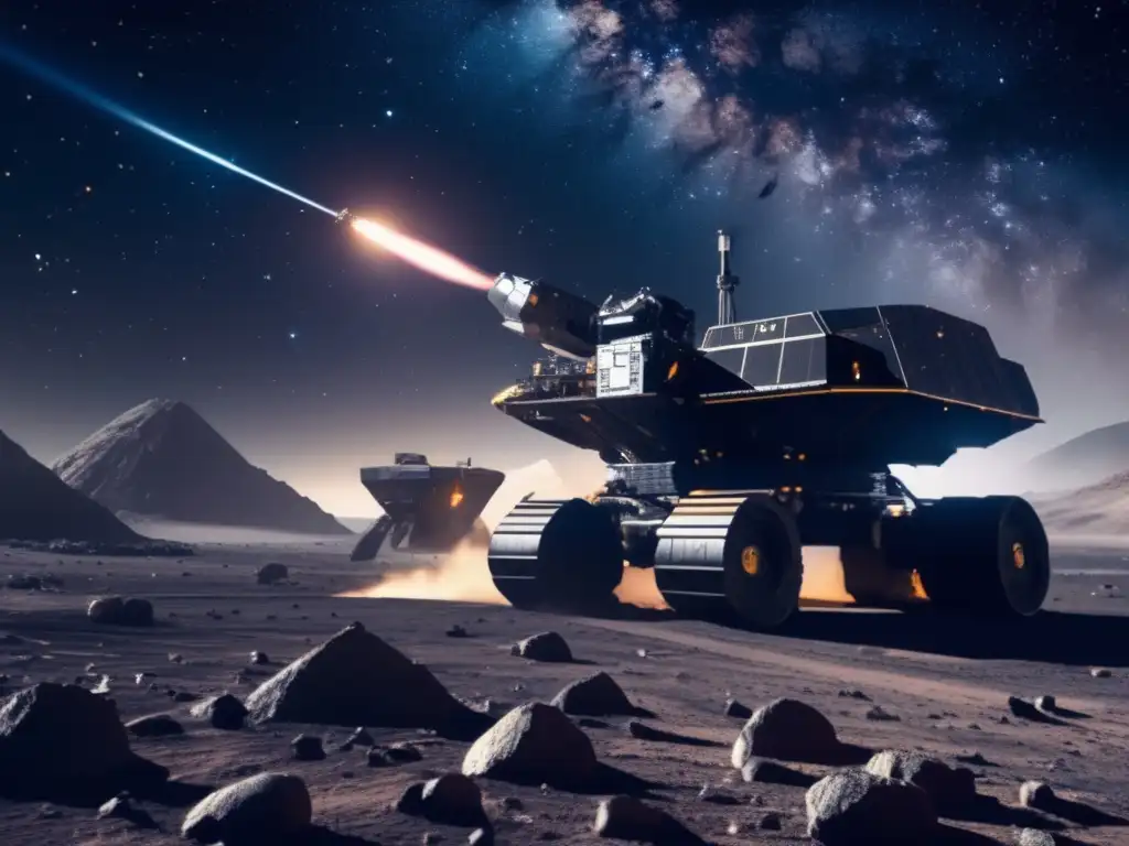 Tecnologías emergentes extracción minar asteroides en el espacio