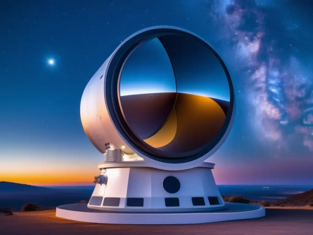 Tecnologías emergentes detección asteroides: Telescopio infrarrojo 8k captura estelar imagen