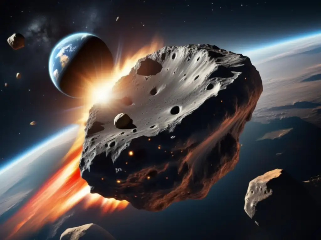 Asteroida dirigiéndose a la Tierra: Composición y secretos ocultos de los asteroides