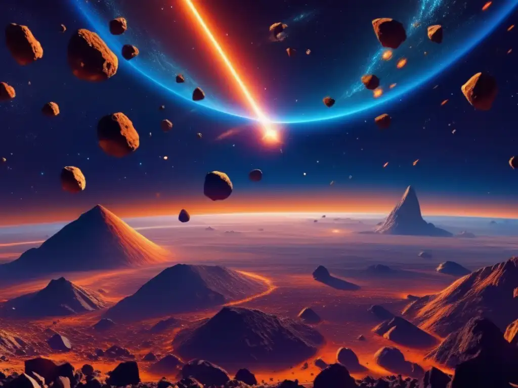 Tipos de asteroides identificados en fascinante imagen espacial
