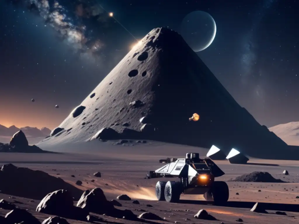 Ultradet, altaresol imagen: mina futurista en asteroide