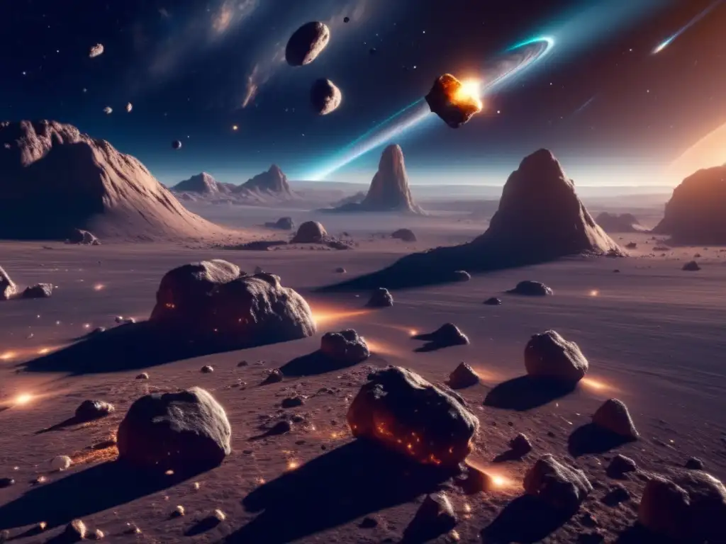 Ultradetalle de asteroides en el espacio: Gestión de conflictos en asteroides