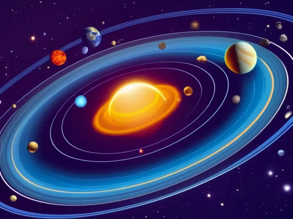 Ultradetalle del sistema solar: formación, planetas, asteroides troyanos, órbitas planetarias