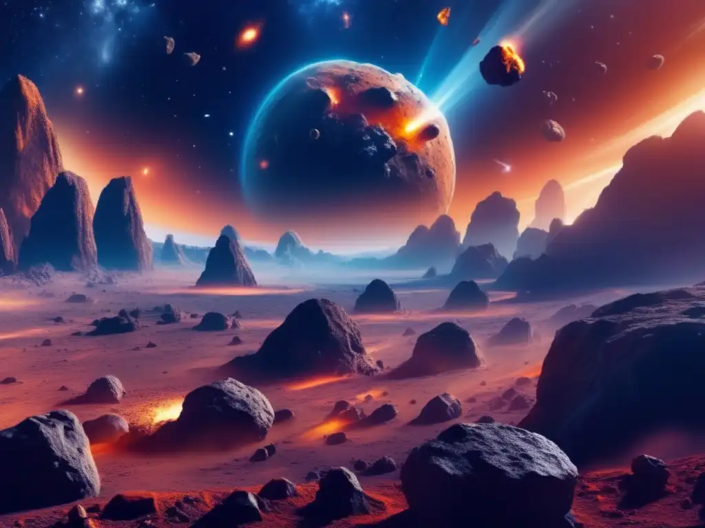 Videojuego educativo: asteroides en el espacio