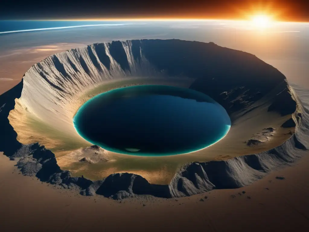 Vista asombrosa del Cráter de Chicxulub: historia geológica y poder de los cráteres de asteroides en la Tierra