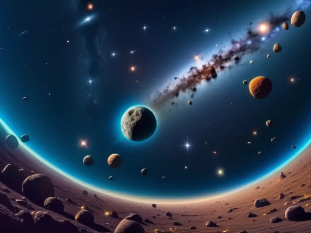 Vista fascinante de asteroides revela claves vida espacio: astrobiología
