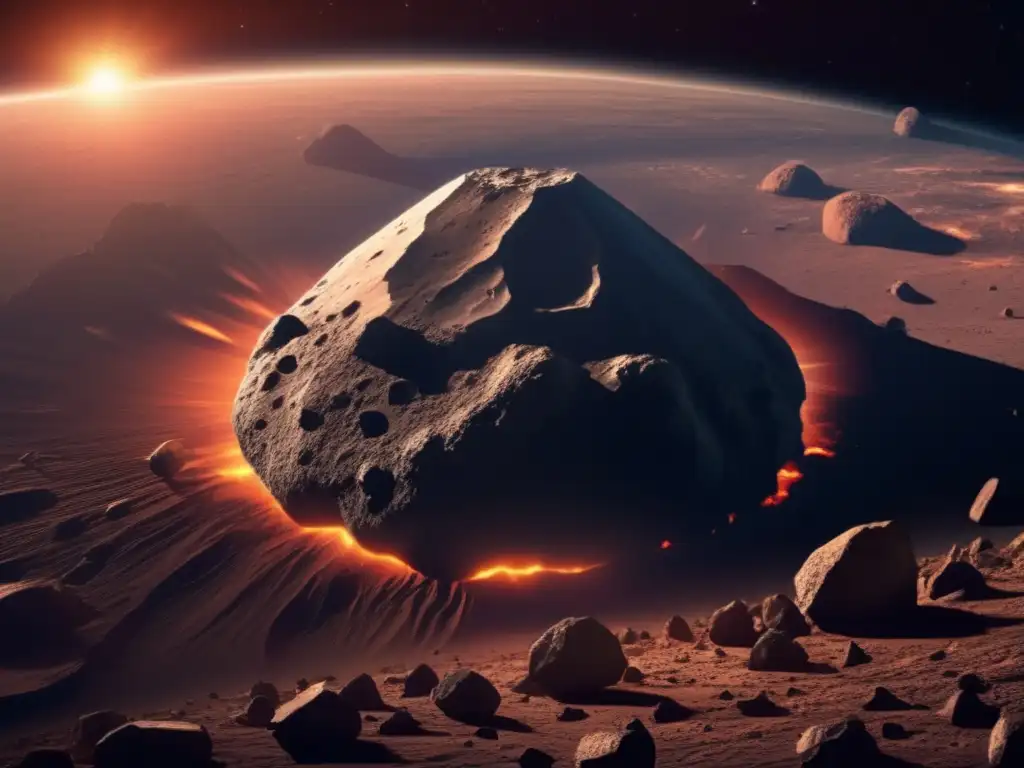 Vista impactante de asteroide rumbo a la Tierra - Exploración de asteroides cercanos: Misión CASTAway