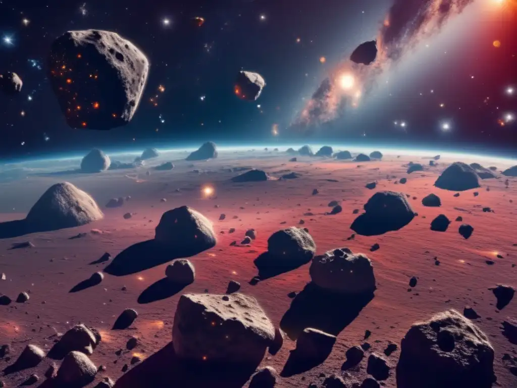 Vista impresionante de campo de asteroides revela secretos historia cósmica